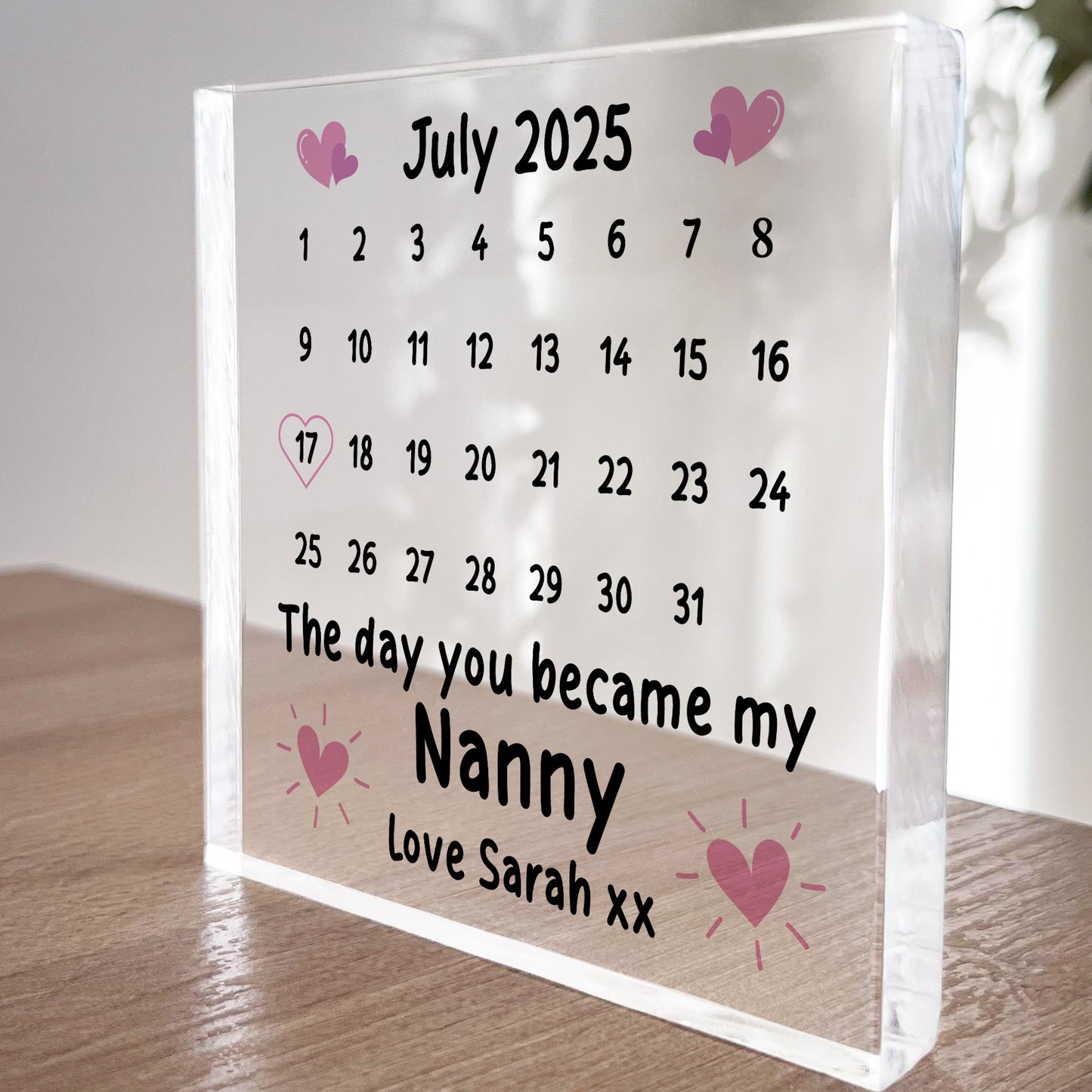 Nanny Gift Personalised Nan 1st Mother's Day Gift For Nanny