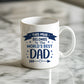 Worlds Best Dad Mug and Coaster Gift From Daughter and Son