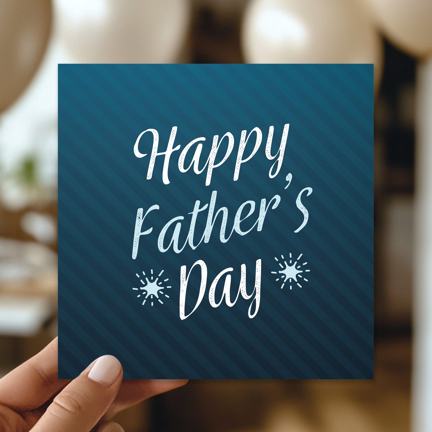Happy Fathers Day Card With Kraft Envelope Novelty Dad Card