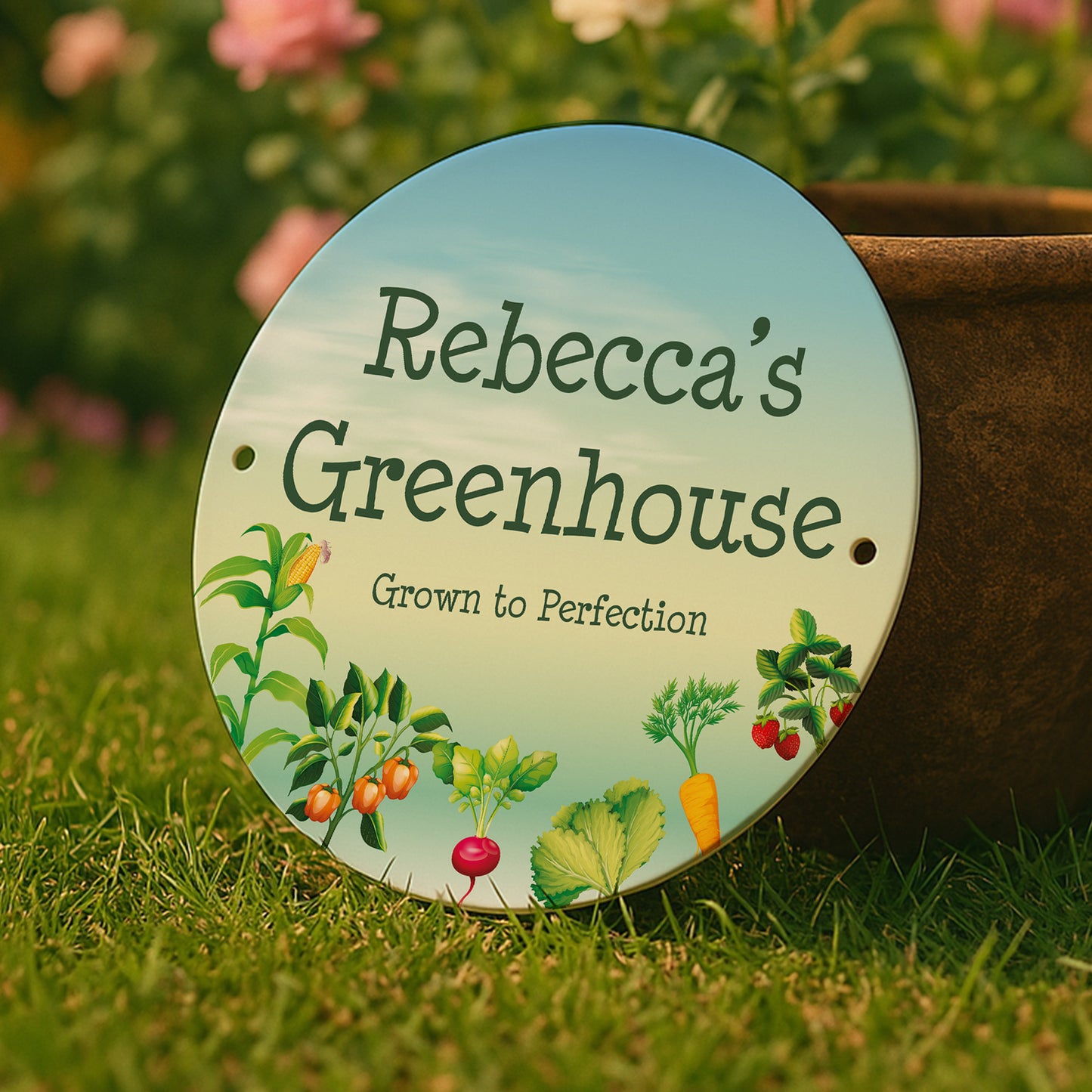 Personalised Greenhouse Sign For Garden Shed Any Name's Garden
