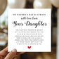 Fathers Day Card From Daughter Happy Fathers Day 145x145mm Card