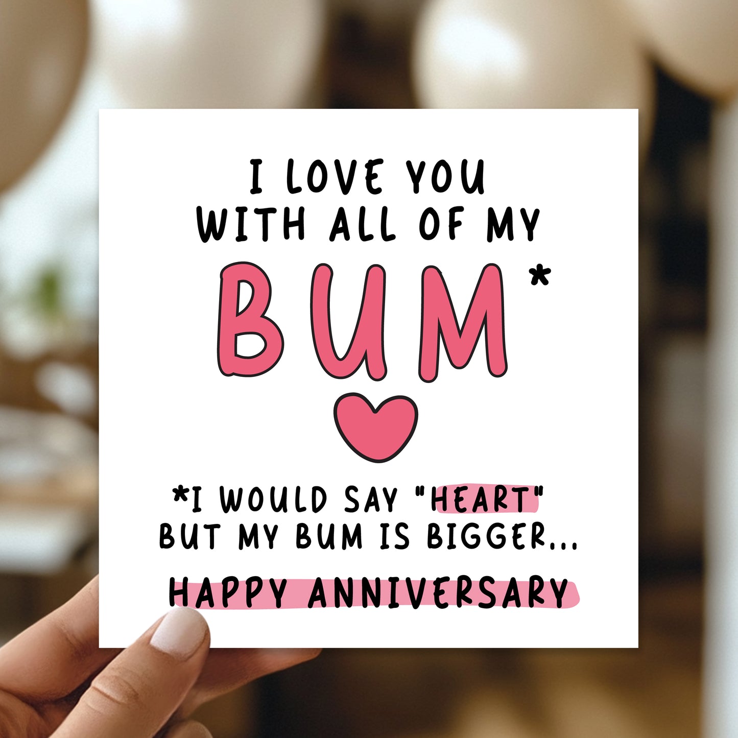 FUNNY Anniversary Card For Boyfriend Husband Love You Card