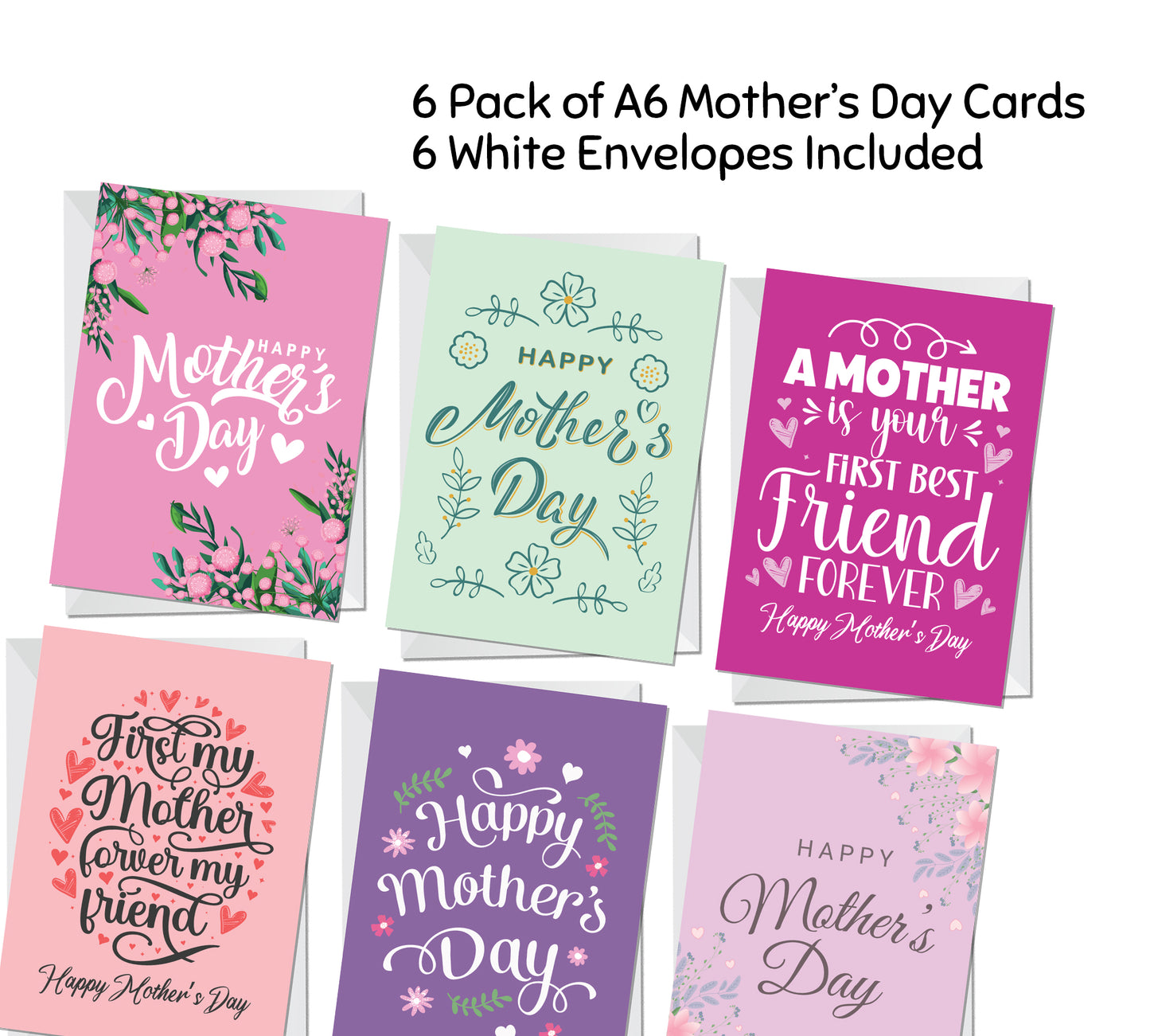 Novelty Mothers Day Cards 6 Pack Mothers Day Card For Mum Nan