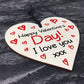 Happy Valentines Day Wood Heart Gifts For Him Her Boyfriend