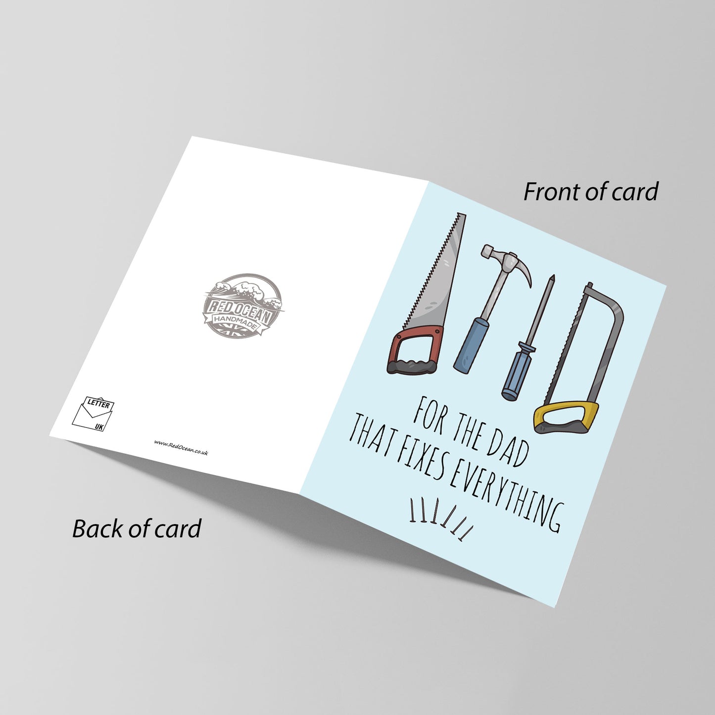 Funny Card For Dad Fathers Day Card With Envelope Dad Card