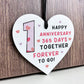 1st Anniversary Gift For Boyfriend Girlfriend Acrylic Heart