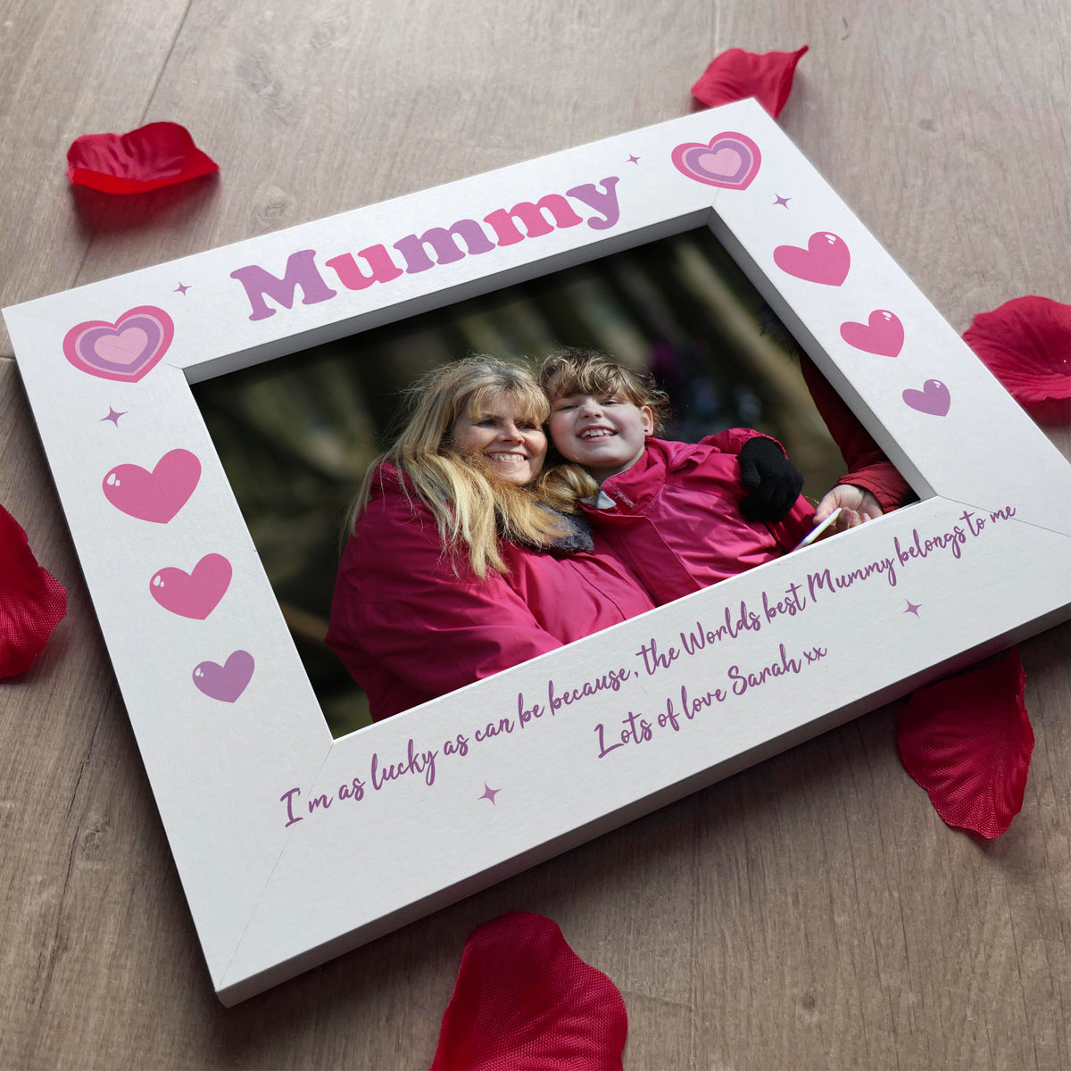 Mummy 7x5 White Frame Gift For Mum Mummy Gifts From Daughter