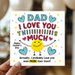 Fathers Day Card For Dad Happy Father's Day Card For Dad