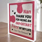 Birthday Gifts for NAN Acrylic Block Puzzle NAN BIRTHDAY GIFT