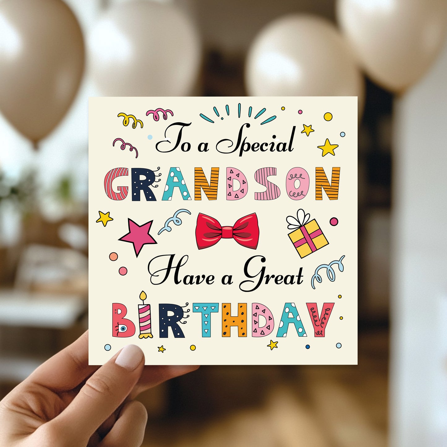 Grandson Birthday Card Happy Birthday Card For Grandson Age 3 5