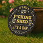 Funny Rude Bar Sign ITS A BAR Sign Wall Mounted Sign Man Cave