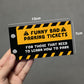 Bad Parking Cards Fake Parking Tickets 38 Page Coupon Book
