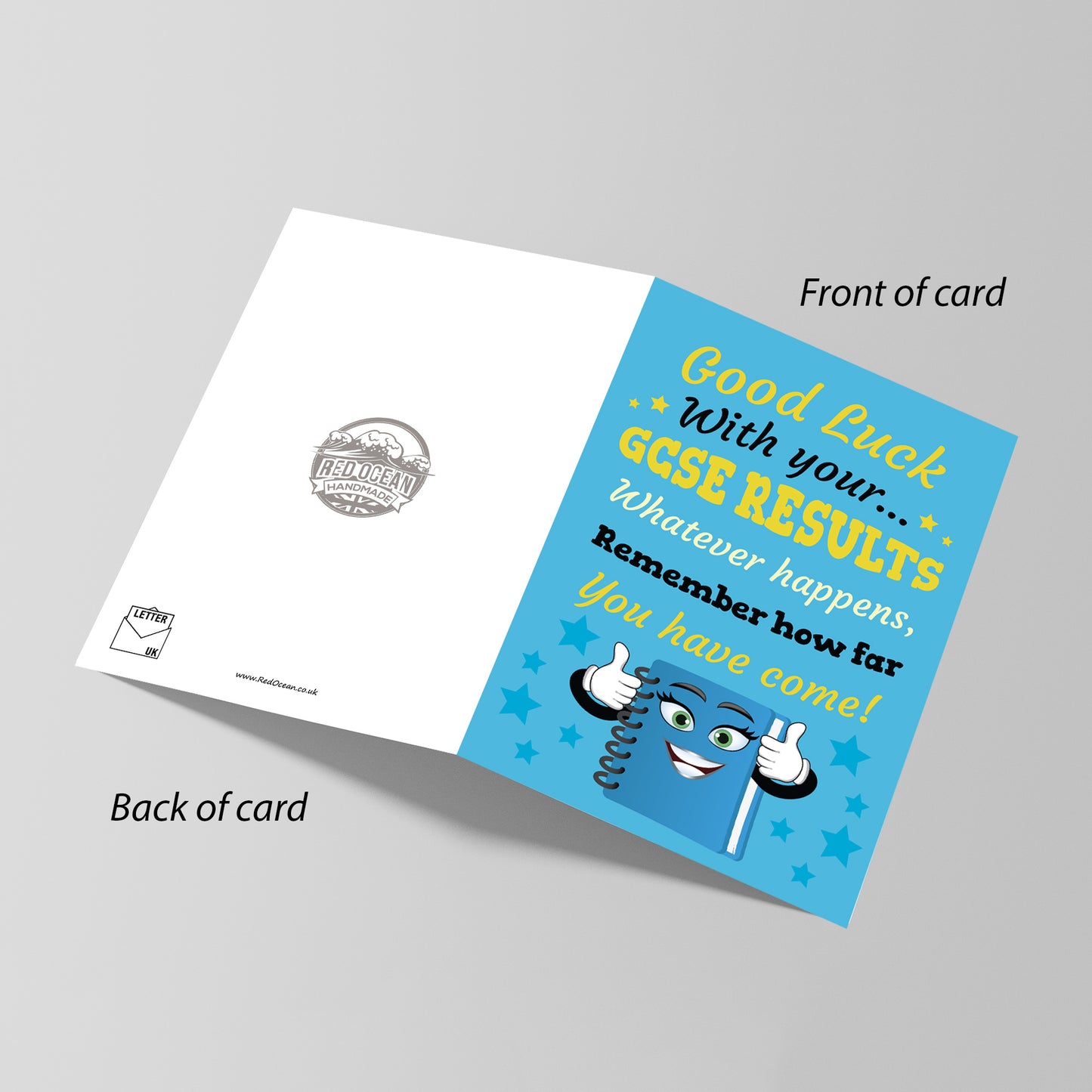 Card For GCSE Results Day GOOD LUCK Cards For Daughter Son