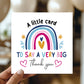 thank you card Gift card for teacher friend her him appreciation