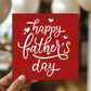 Fathers Day Card, Card For Dad From Daughter Son, 145 x 145mm
