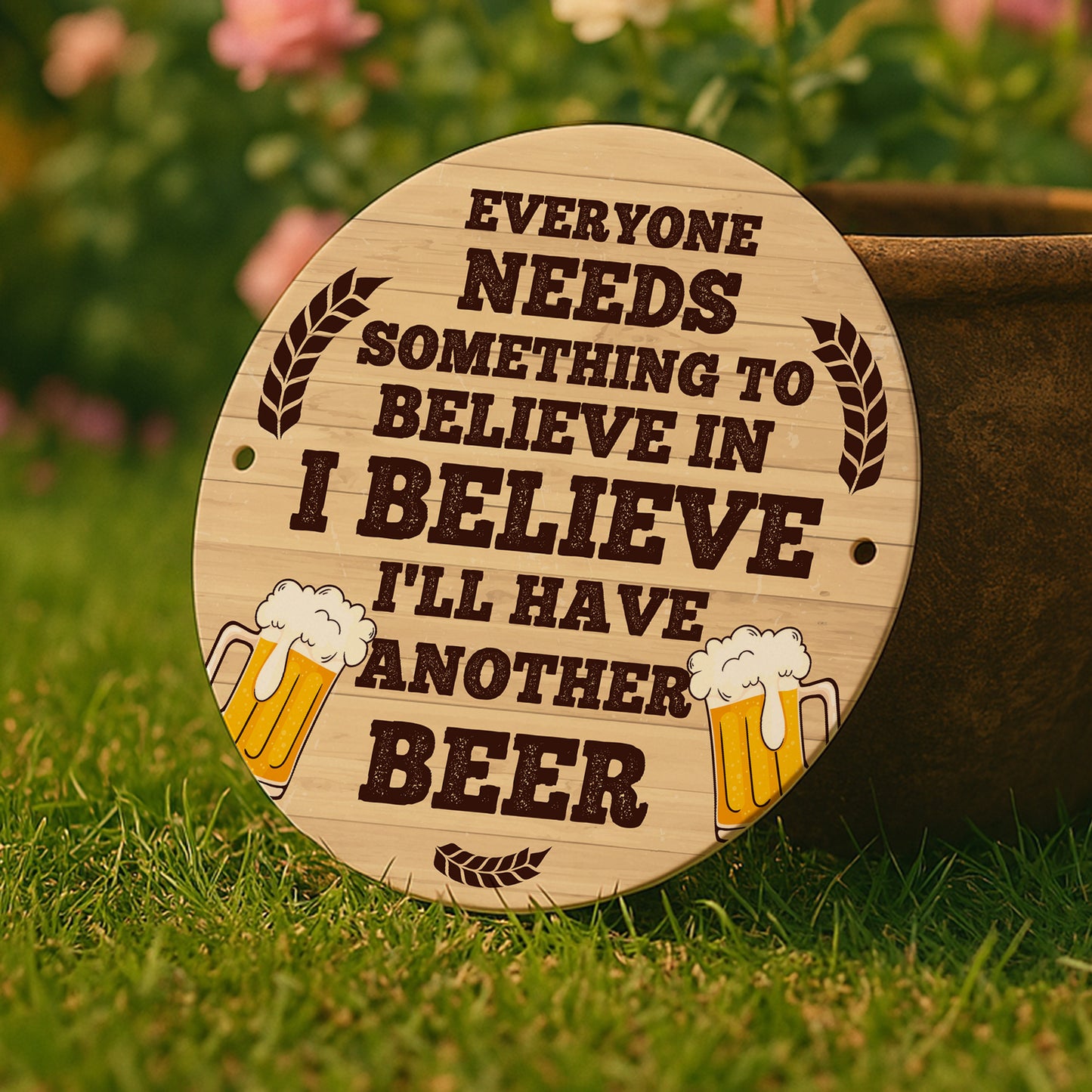 Funny Bar Signs For Home Bar Outside Round Wall Plaque Bar Sign