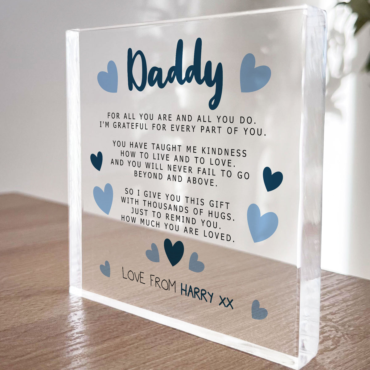 Personalised Gift For Daddy Dad For Fathers Day Birthday