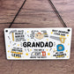 Funny Grandad Plaque Gift For Fathers Day Birthday Gift