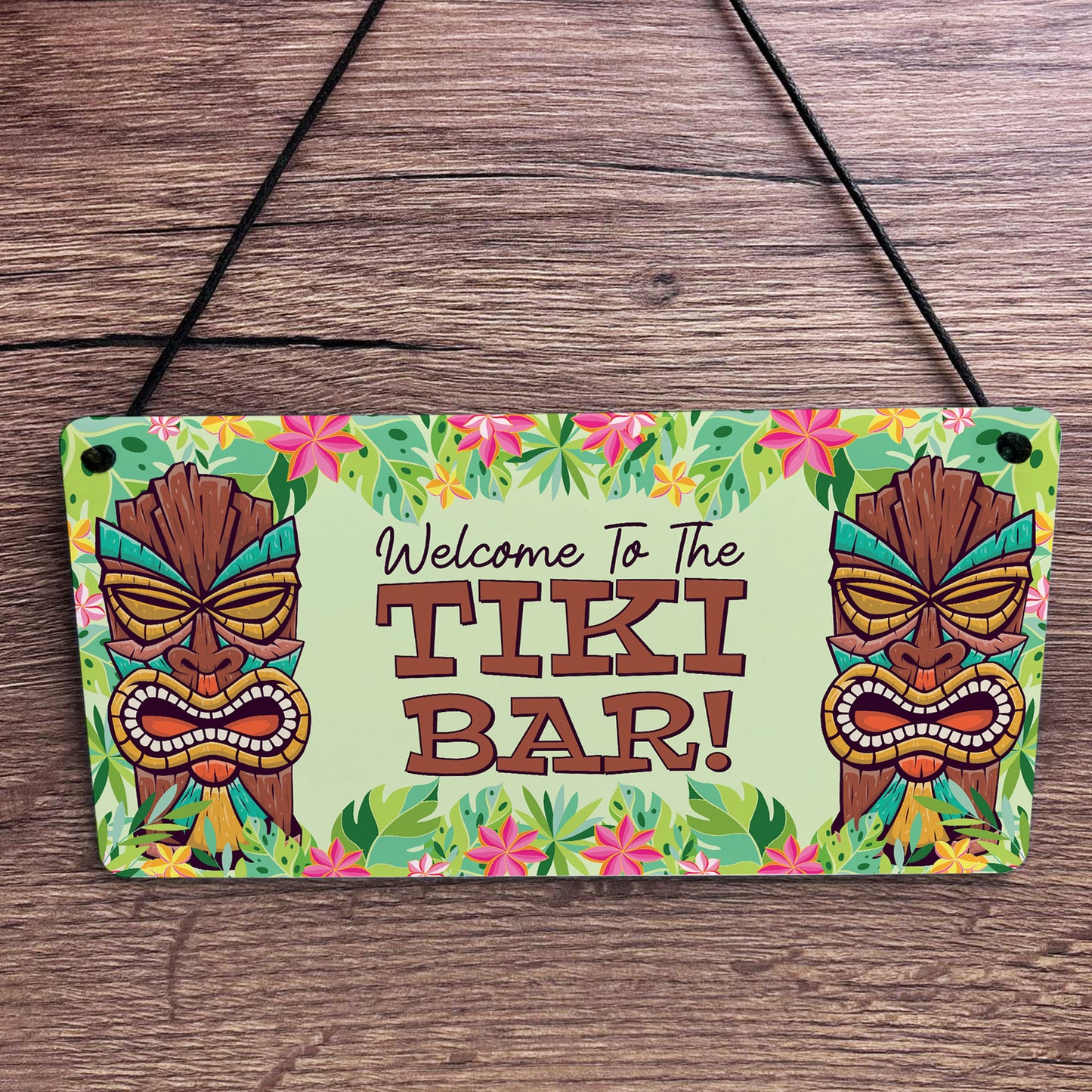 Tiki Bar Sign For Home Bar Hanging Wall Door Welcome Sign Funny