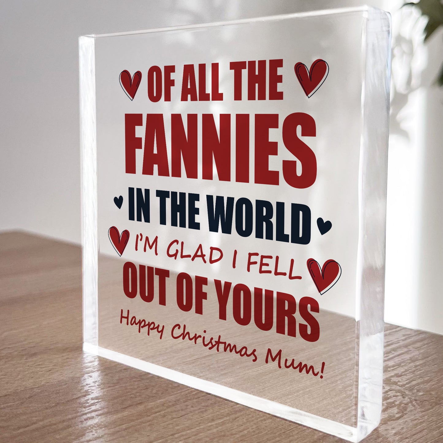Funny Gift For Mum For Christmas Acrylic Plaque Mum Gifts