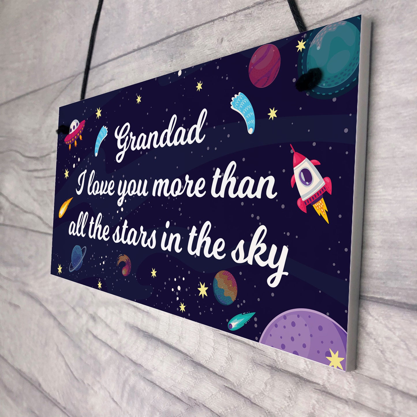 Grandad Gift For Fathers Day Birthday To The Moon And Back
