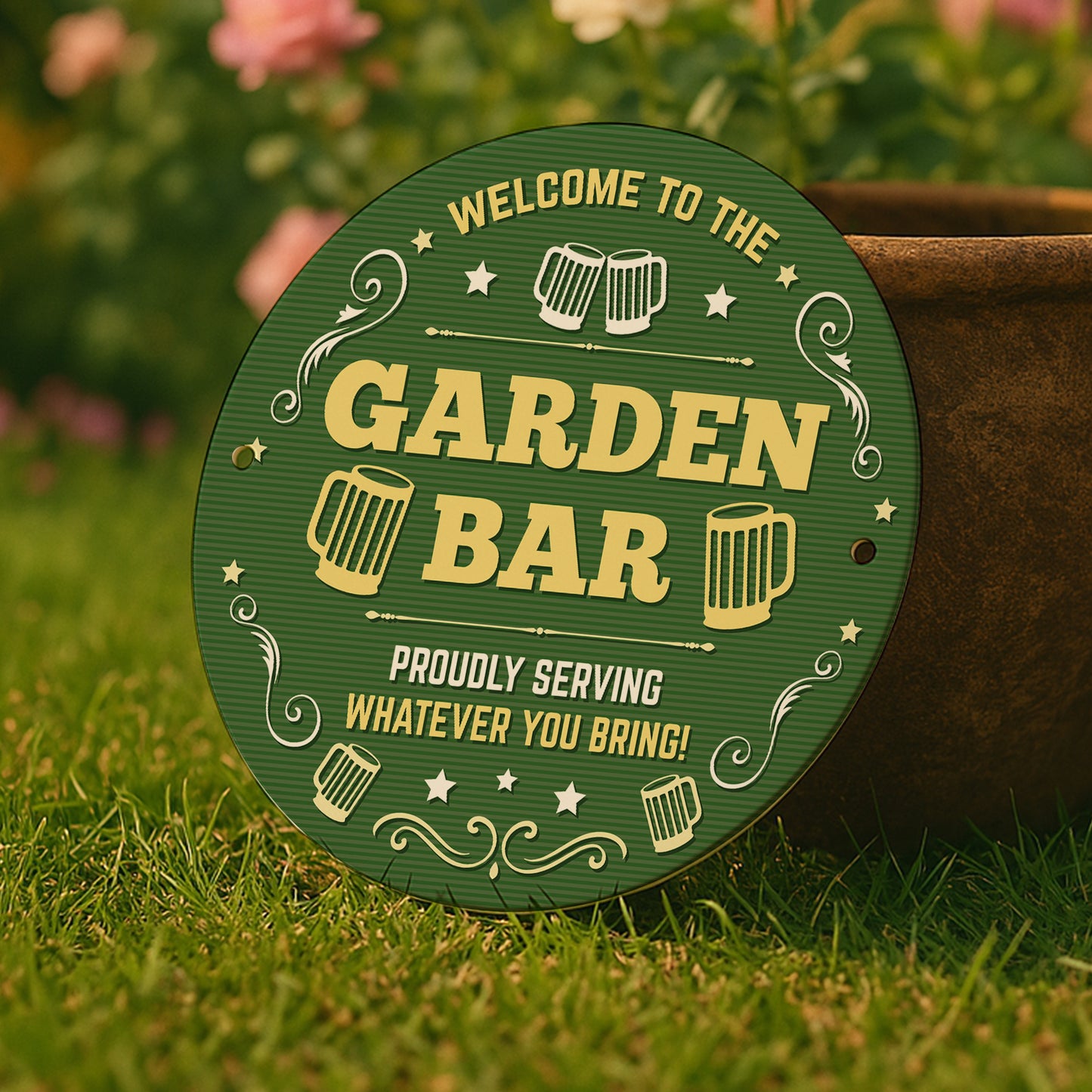 Welcome Garden Bar Sign Acrylic Bar Signs For Home Bar Outside