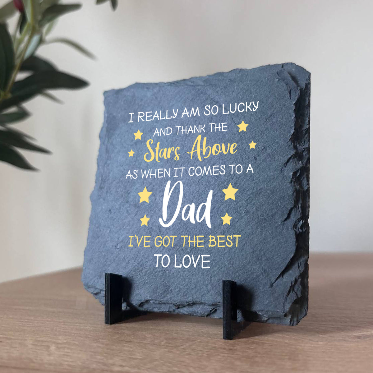 Dad Gift Slate Plaque Gifts for Dad from Daughter Christmas