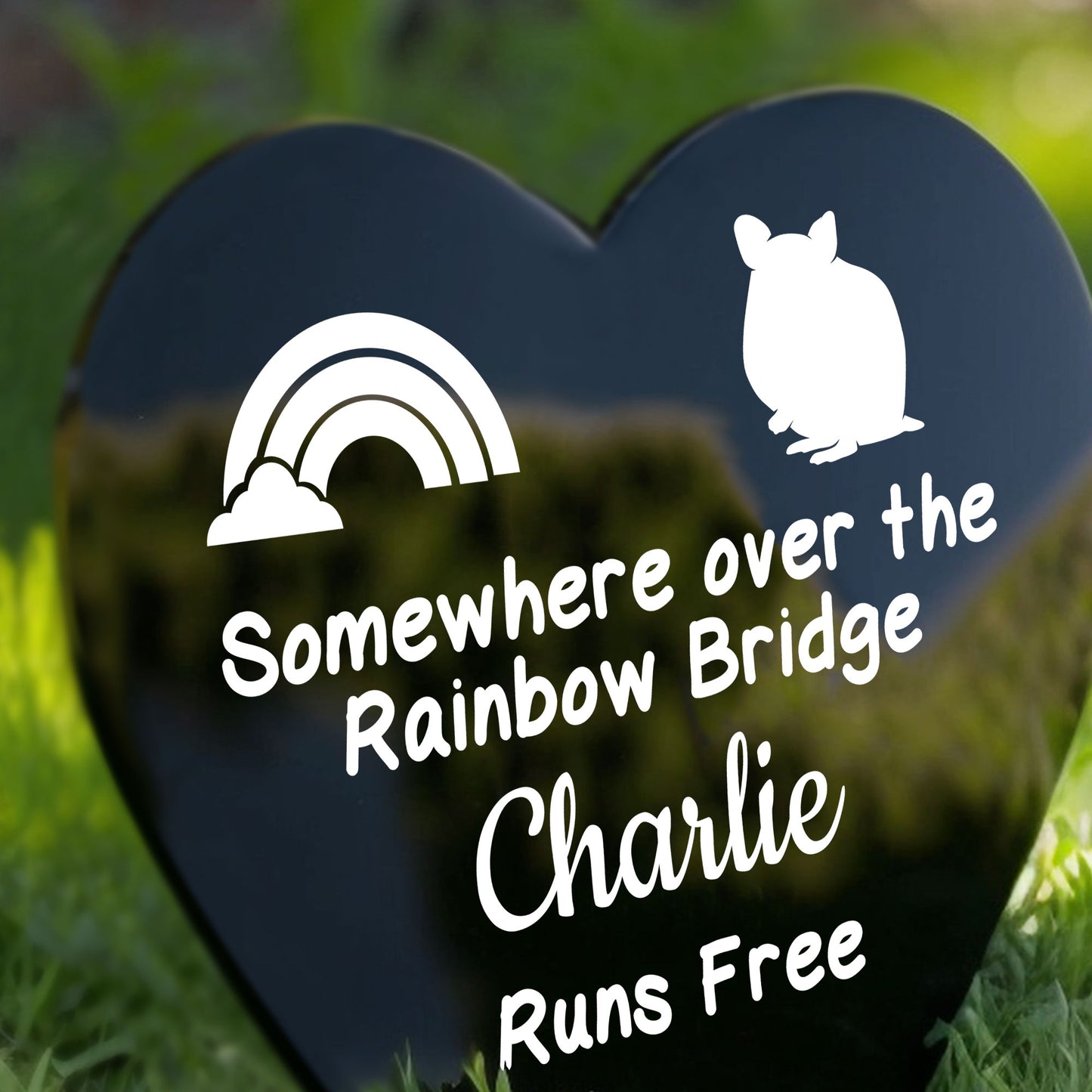Personalised Gerbil Memorial Plaque Grave Stake Custom Pet Name