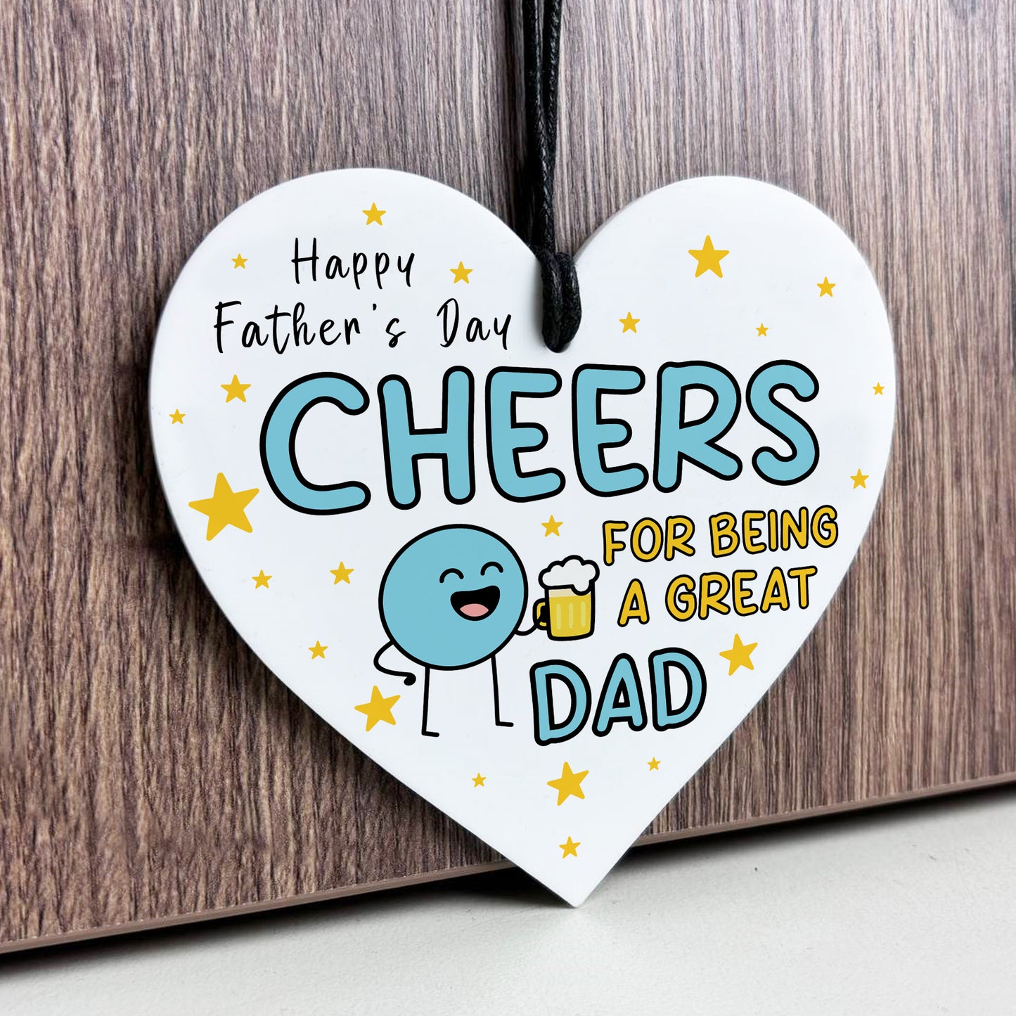 Funny Fathers Day Gift For Dad Cheers For Being A Great Dad