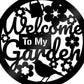 Garden Welcome Sign Garden Signs For Outside Acrylic Wall Plaque