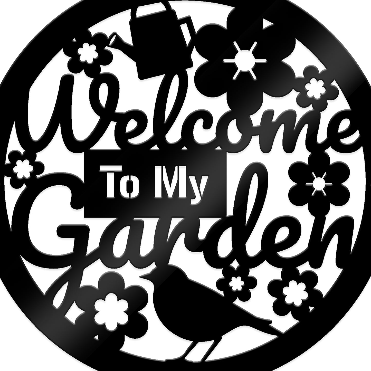 Garden Welcome Sign Garden Signs For Outside Acrylic Wall Plaque