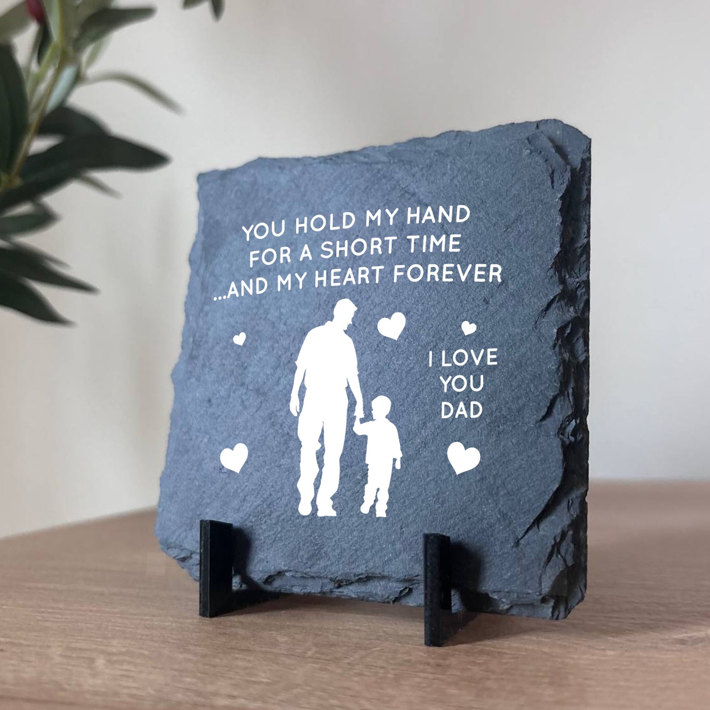 Dad Gifts From Son Father And Son Gift Slate Plaque Dad Son Gift
