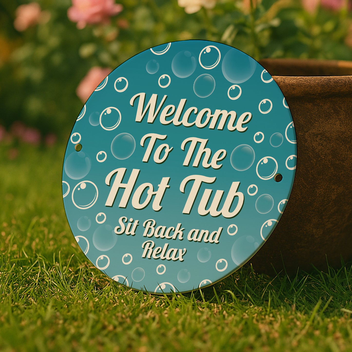 Hot Tub Sign For Outdoor Welcome To The Hot Tub Sign For Wall