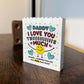Daddy Gift Building Block Puzzle Gift Love You This Much Gift
