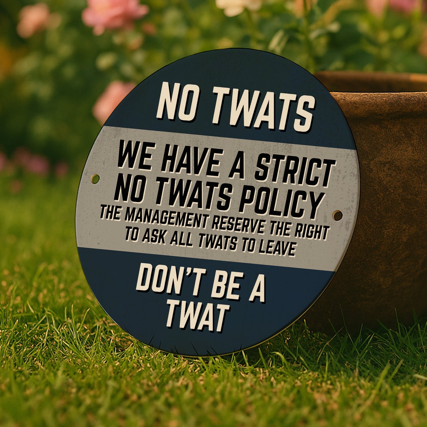 Rude Bar Sign For Home Bar Wall Mounted Sign For Man Cave Garage