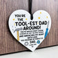 You Are The Toolest Dad Gift For Birthday Fathers Day Heart