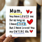 Card For Mum With Kraft Envelope Mummy Birthday Card From Son