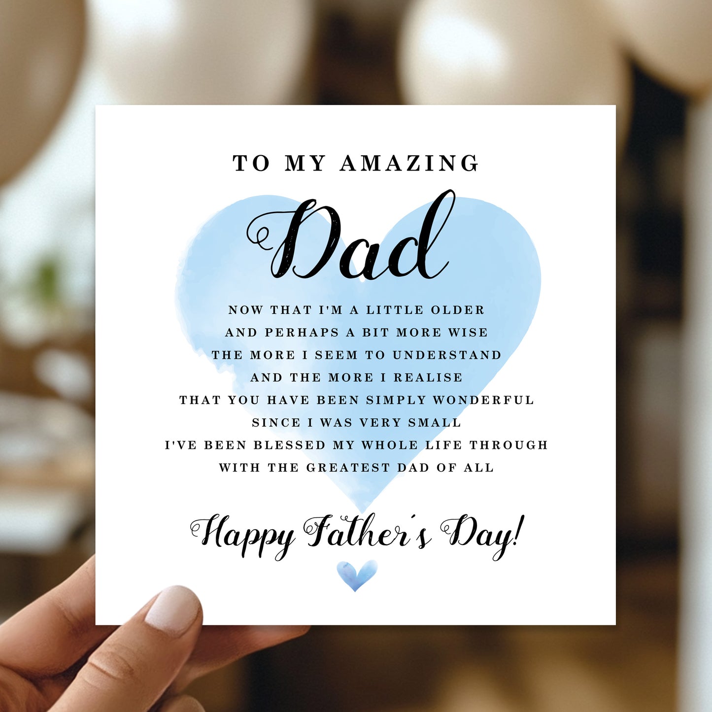 Amazing Dad Fathers Day Card From Daughter Happy Father's Day