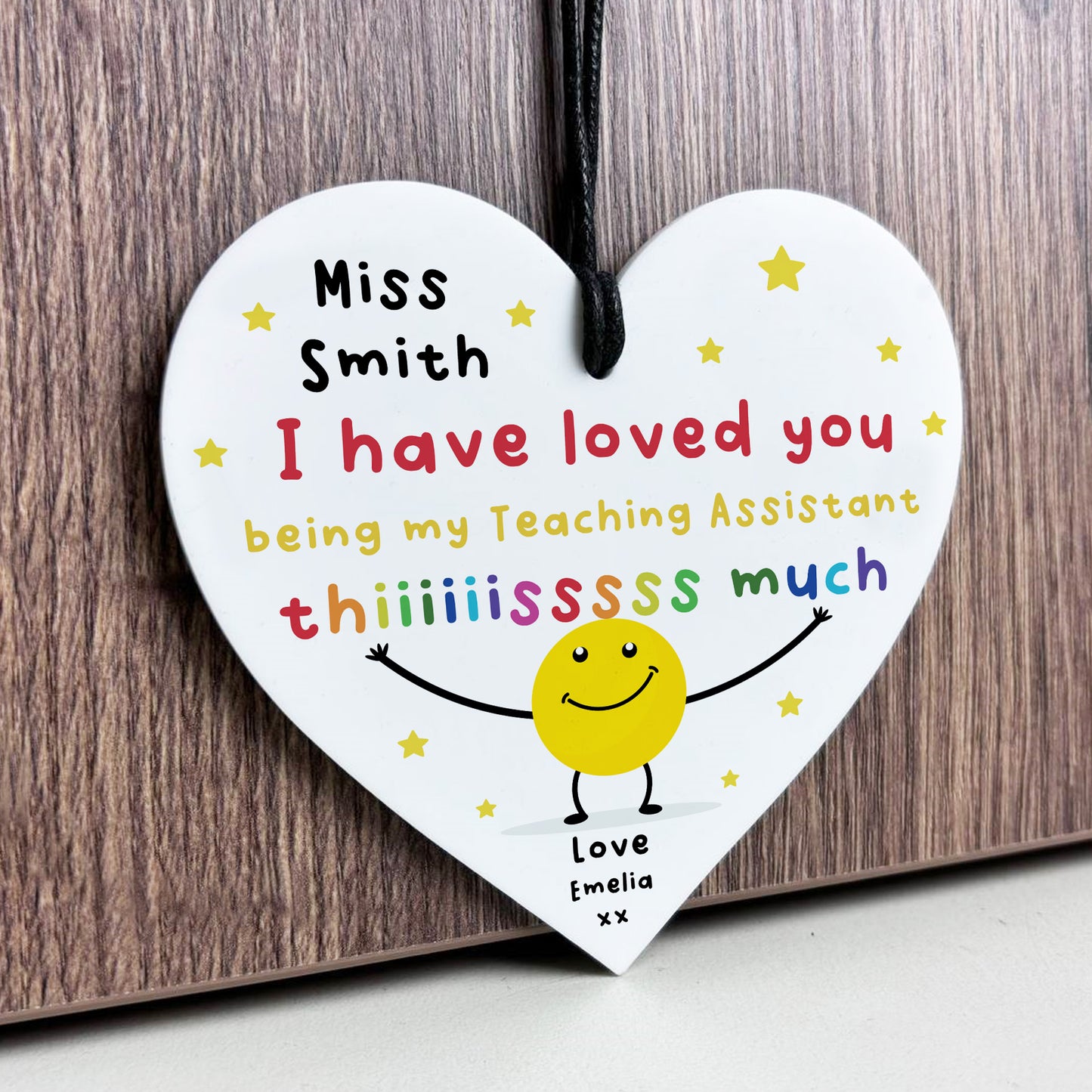 Personalised Gift For Teaching Assistant Funny Gift For Him Her