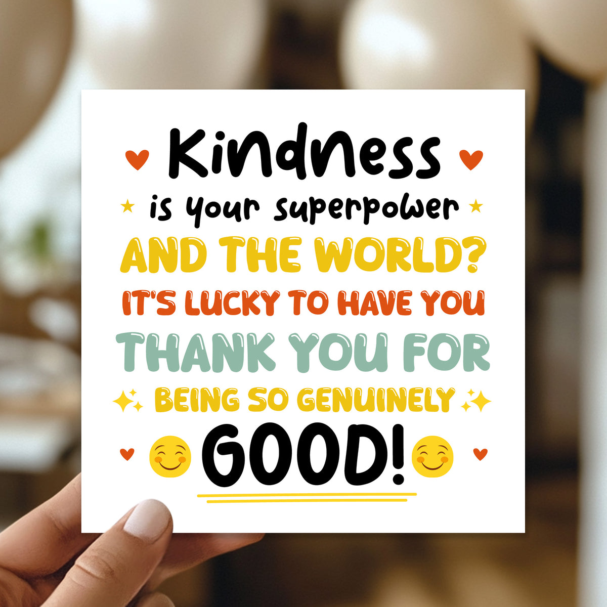 Thank You Card For Best Friend Colleague Volunteer Friend