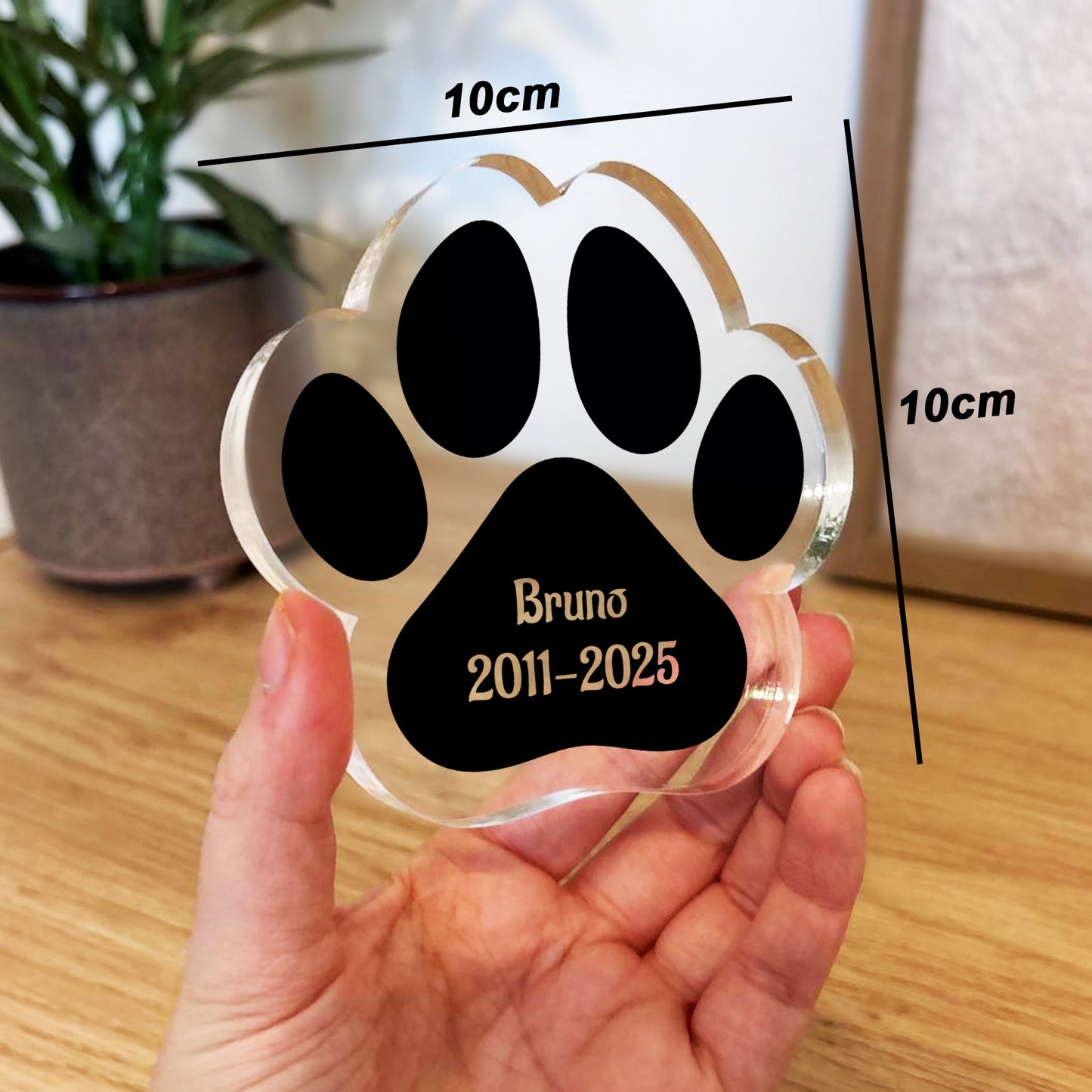 Dog Memorial Plaque Personalised Any Name Date Memorial Plaque