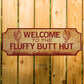 Funny Chicken Coop Welcome Sign Hen House Farm Outdoor Garden