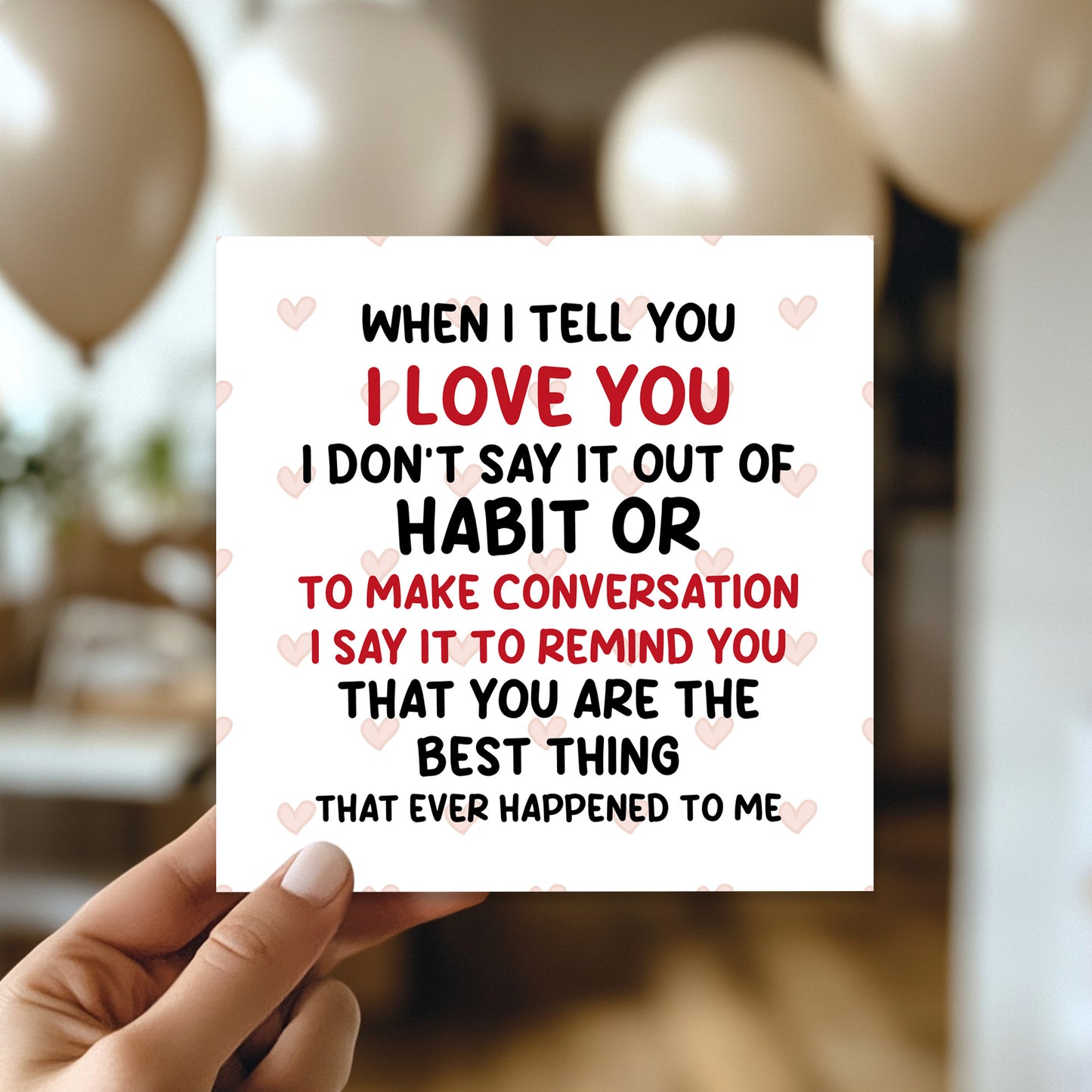 Romantic Card For Valentines Day Anniversary For Husband Wife