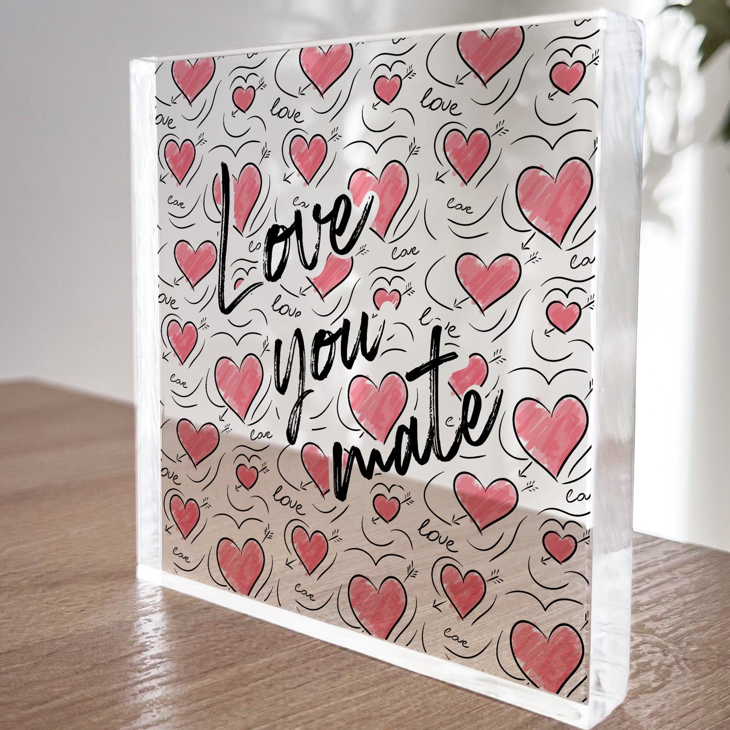 Best Friend Gift For Valentines Birthday Love You Mate Gift