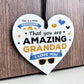 Gift For Grandad For Fathers Day Birthday Amazing Grandad Plaque