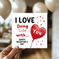 Valentines Card Love Doing Life With You Cute Valentines Card