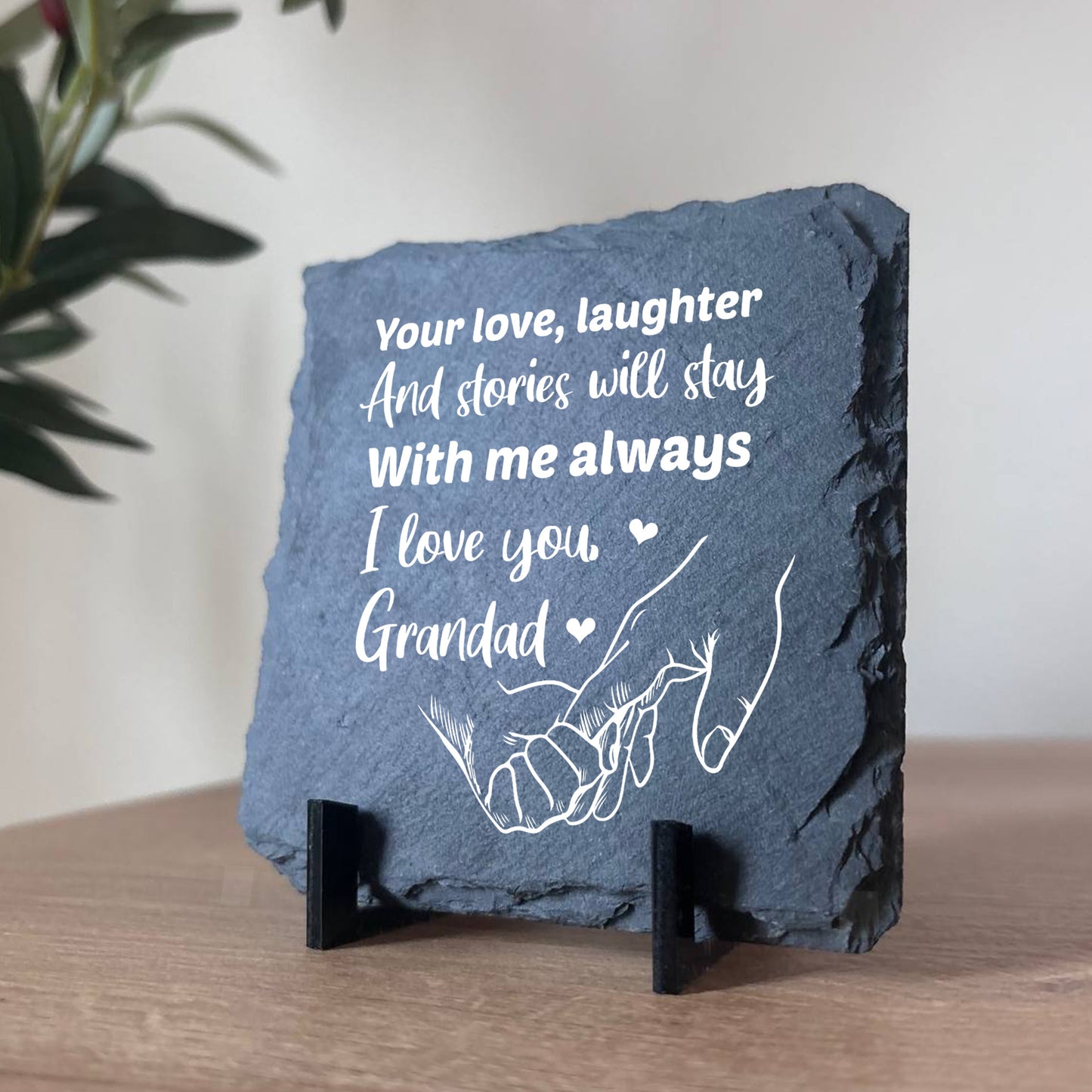 Grandad Gifts from Granddaughter Grandson Slate Plaque Birthday