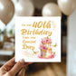 40th Birthday Greeting Card Milestone Age 40 Card For Female
