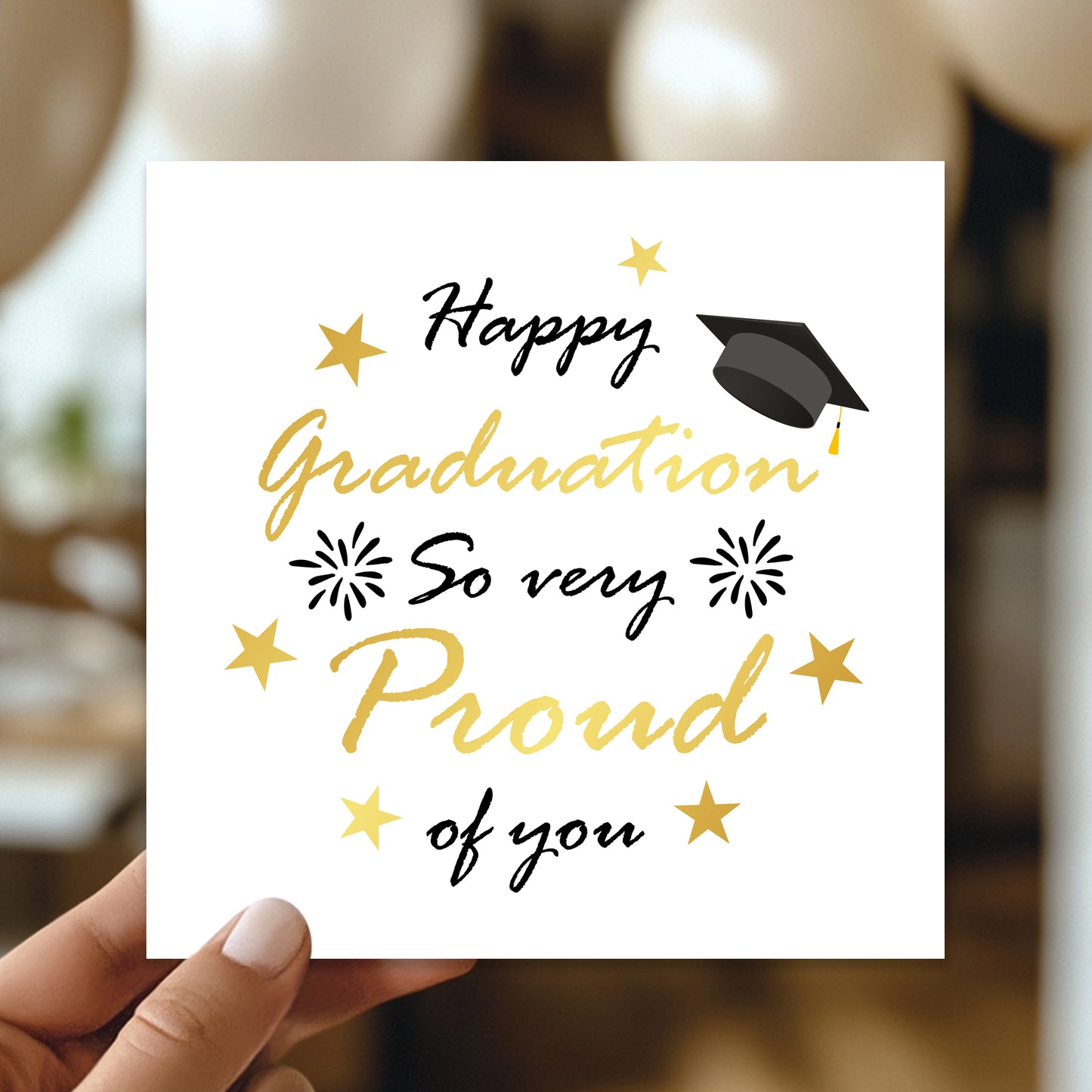 Happy Graduation Card For Daughter Son Proud Of You Card