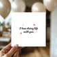 Valentines Day Card, Card For Boyfriend, I Love Doing Life